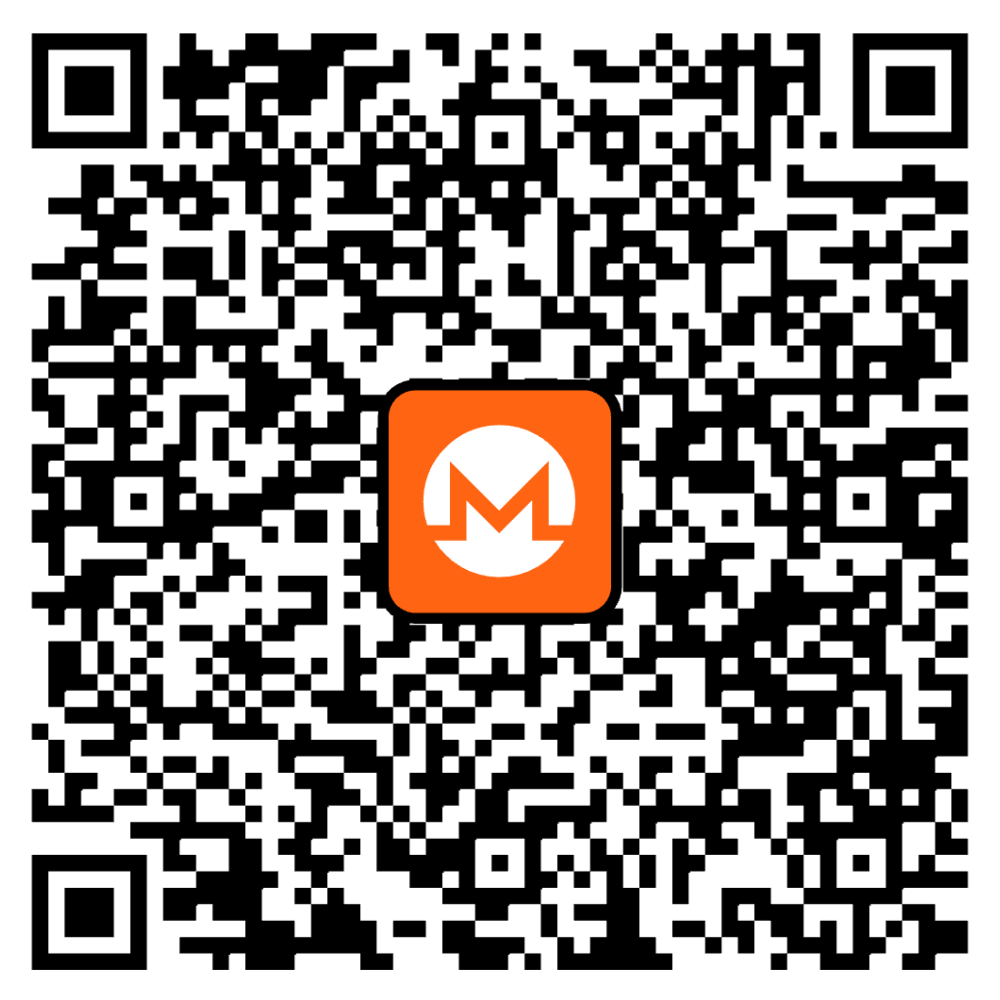 Donation QR code for Cake Wallet Monero address